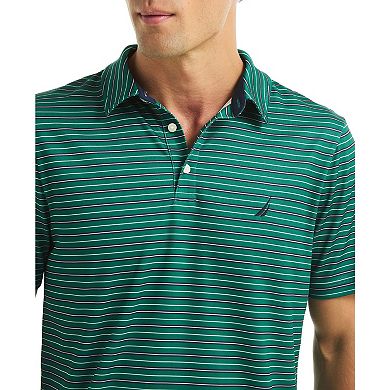 Nautica Printed Classic Fit Button-Down Polo