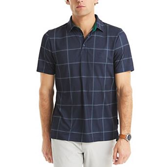Nautica Printed Classic Fit Button-Down Polo