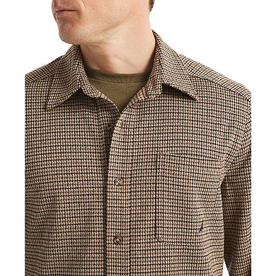 Men's Nautica Houndstooth Long Sleeve Woven Shirt