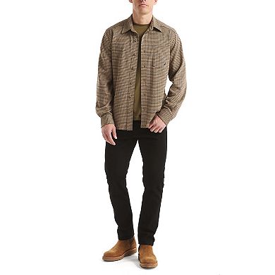 Men's Nautica Houndstooth Long Sleeve Woven Shirt