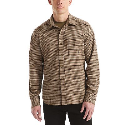 Men's Nautica Houndstooth Long Sleeve Woven Shirt