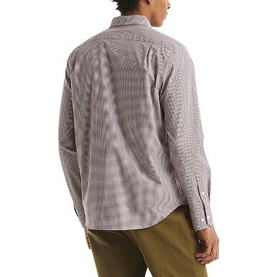 Men's Nautica Long Sleeve Plaid Button-Down Shirt
