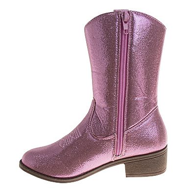 Kensie Girl Metallic Cowboy Boots