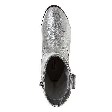 Kensie Girl Metallic Cowboy Boots
