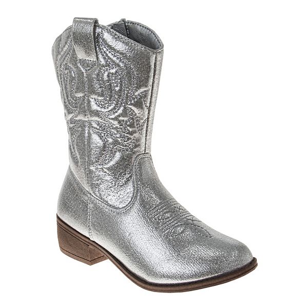 Kensie Girl Metallic Cowboy Boots