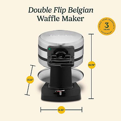 Cuisinart® Double Flip Non-Stick Belgian Waffle Maker