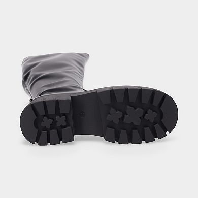 SO® Yong Women's Tall Stretch Boots with Lug Sole