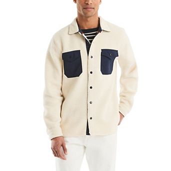 Men's Nautica Sherpa Snap Closure Shirt
