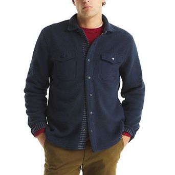 Men's Nautica Sherpa Snap Closure Shirt