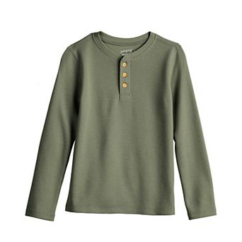 Boys 4-12 Jumping Beans® Long Sleeve Thermal Henley Shirt