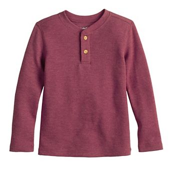 Toddler Boys Jumping Beans® Long Sleeve Thermal Henley Tee