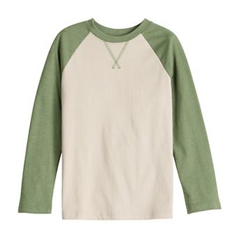 Baby & Toddler Boy Jumping Beans® Long Sleeve Essential Raglan Tee