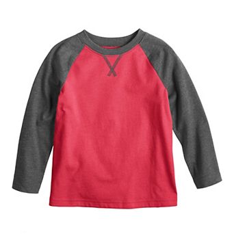 Baby & Toddler Boy Jumping Beans® Long Sleeve Essential Raglan Tee