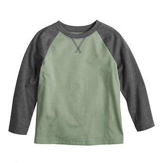 Baby & Toddler Boy Jumping Beans® Long Sleeve Essential Raglan Tee