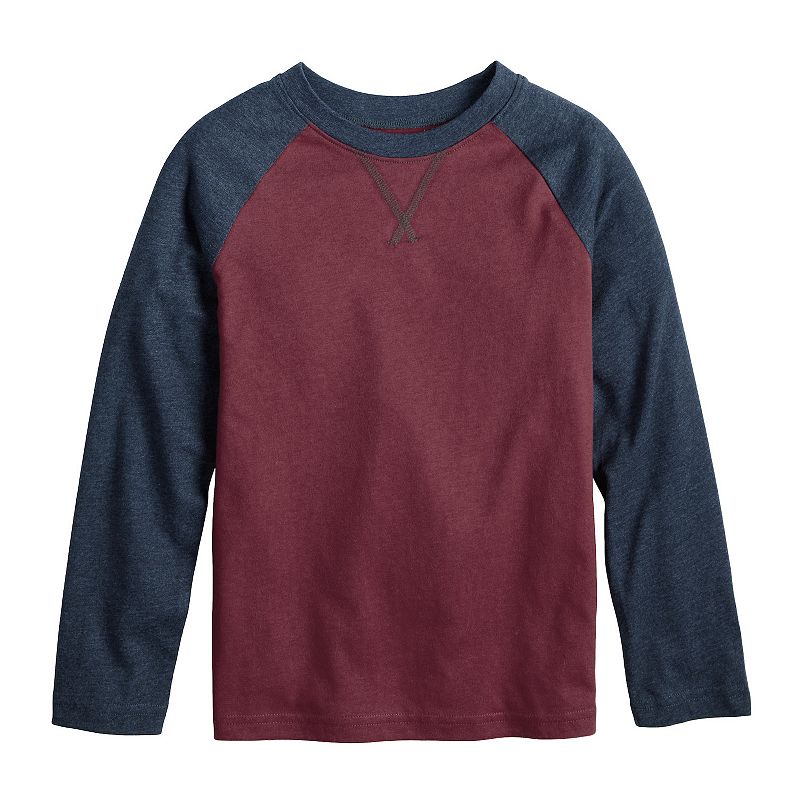 Boys 4-12 Jumping Beans® Long Sleeve Essential Raglan Tee