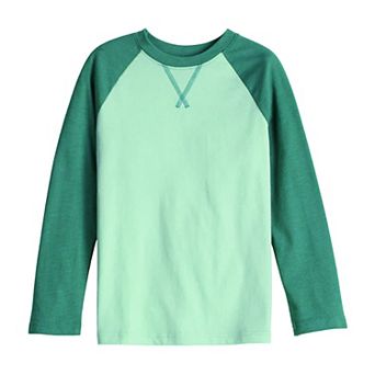 Boys 4-12 Jumping Beans® Long Sleeve Essential Raglan Tee
