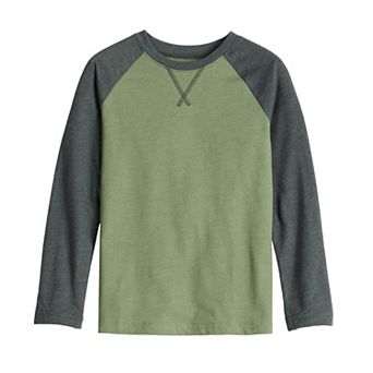 Boys 4-12 Jumping Beans® Long Sleeve Essential Raglan Tee
