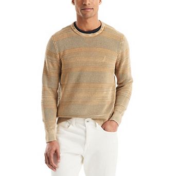 Men's Nautica Washed Texture Crew Sweater