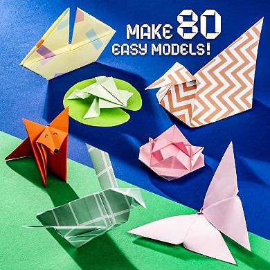 Ultimate Rainbow Origami Kit for Ages 8-14 with 450 Fun Origami Paper
