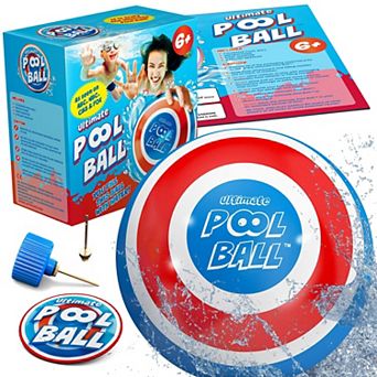 The Ultimate Pool Ball - Ultra-durable & Bright, Red/blue 9 in