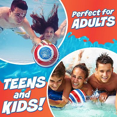 The Ultimate Pool Ball - Ultra-durable & Bright, Red/blue 9 Inches