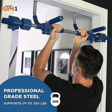 6-piece Doorway Gym Set, For Kids And Adults, Holds Up To 300 Lbs