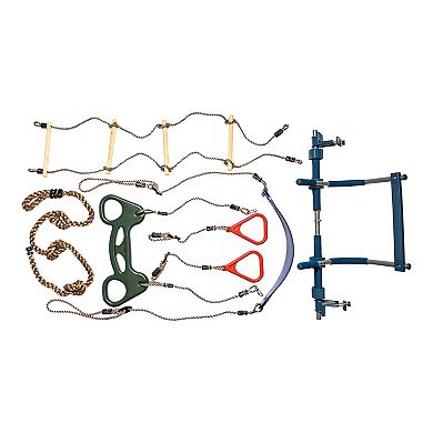 6-piece Doorway Gym Set, For Kids And Adults, Holds Up To 300 Lbs