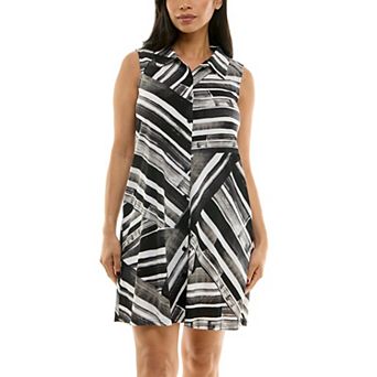 Women's Nina Leonard Button Front Dress