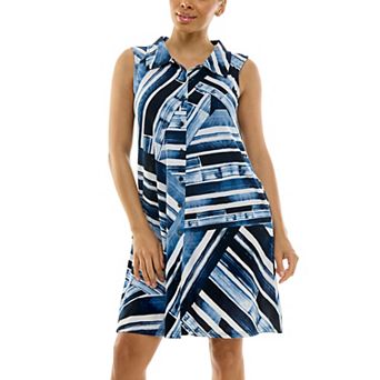 Women's Nina Leonard Button Front Dress