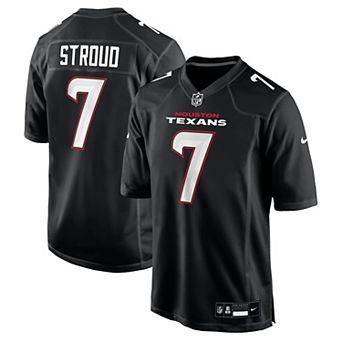 Men's Nike C.J. Stroud Carbon Black Houston Texans Fashion Jersey