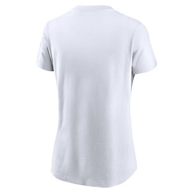 Women's Nike White San Diego Padres Team Arch T-Shirt