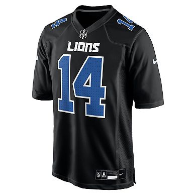Men's Nike Amon-Ra St. Brown Carbon Black Detroit Lions Carbon Fashion Jersey