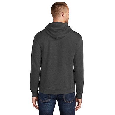 Men's Starter Charcoal Buffalo Bills Arch Over Logo Pullover Hoodie