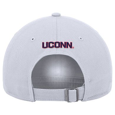 Men's Nike White UConn Huskies 11-Time NCAA Champions Club Adjustable Hat