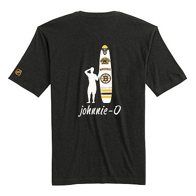 Men's johnnie-O Charcoal Boston Bruins Heathered Spencer T-Shirt
