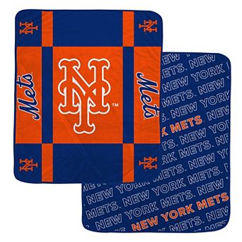 Pegasus New York Mets 60” x 70” Reverse Block Double-Sided Ultra Cozy Blanket