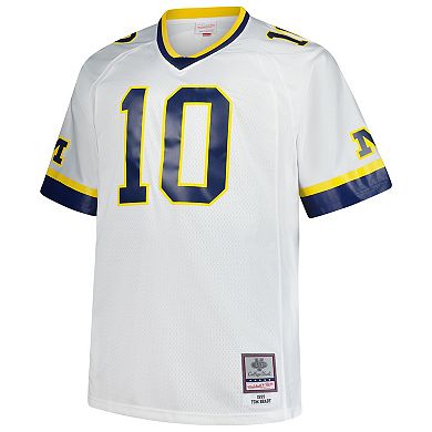 Men's Mitchell & Ness Tom Brady White Michigan Wolverines Legacy Jersey