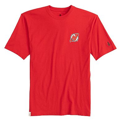 Men's johnnie-O Red New Jersey Devils Heathered Spencer T-Shirt