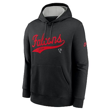 Men's Nike Black Atlanta Falcons Rewind Club Logo Pullover Hoodie