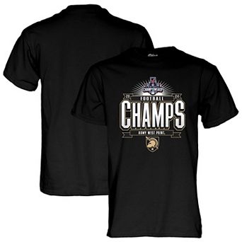 Unisex Blue 84 Black Army Black Knights 2024 AAC Football Conference Champions Locker Room T-Shirt