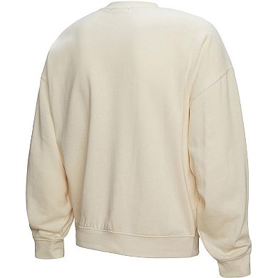Women's Mitchell & Ness Cream Philadelphia Flyers Logo 3.0 Pullover Sweatshirt
