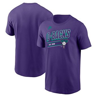 Men's Nike Purple Arizona Diamondbacks Cooperstown Collection Retro T-Shirt