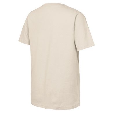 Youth Tan St. Louis Blues 2025 NHL Winter Classic Primary Logo T-Shirt