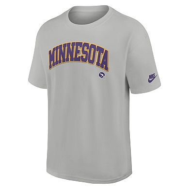 Men's Nike Silver Minnesota Vikings Rewind Max90 Statement T-Shirt