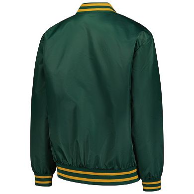 Women's Hype and Vice Green Notre Dame Fighting Irish A-Game Varsity Full-Snap Jacket