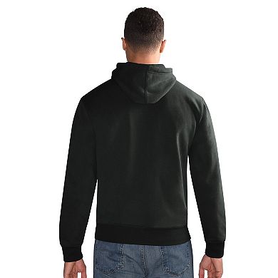 Men's Starter Charcoal New York Jets Vintage Pullover Hoodie