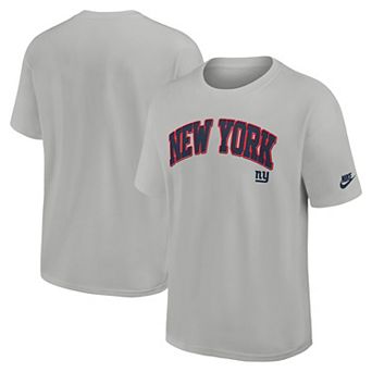 Men's Nike Silver New York Giants Rewind Max90 Statement T-Shirt