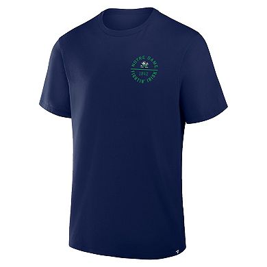 Men's Fanatics Navy Notre Dame Fighting Irish Fastbreak T-Shirt