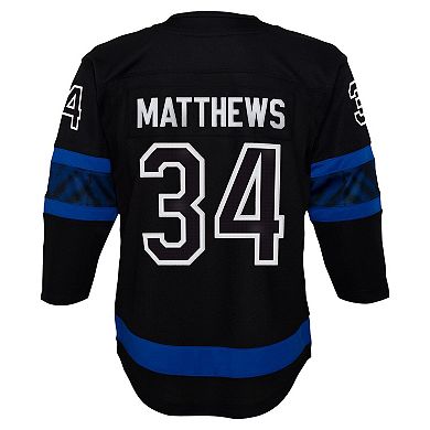 Youth Auston Matthews Black Toronto Maple Leafs Alternate Premier Player Jersey