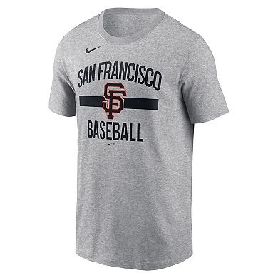 Men's Nike Heather Gray San Francisco Giants Arched T-Shirt
